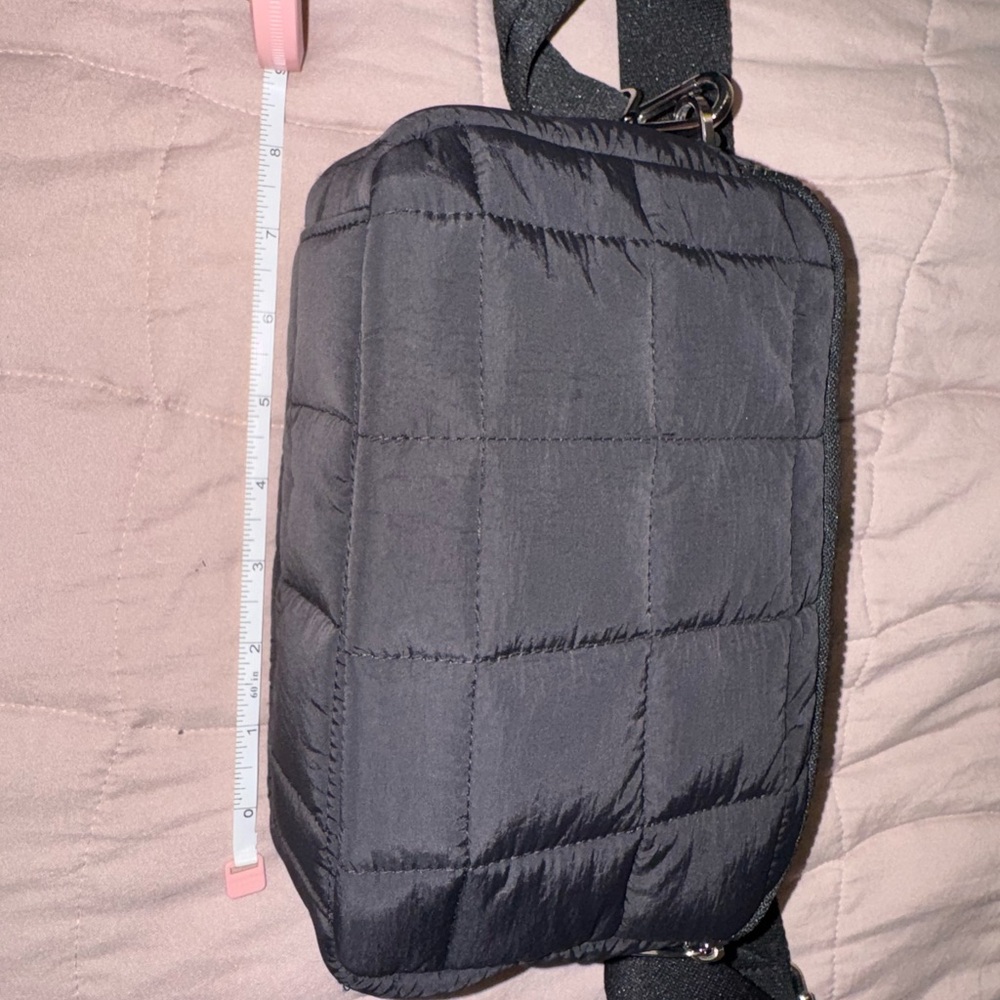 Jason Wu Black Quilted Messenger Bag